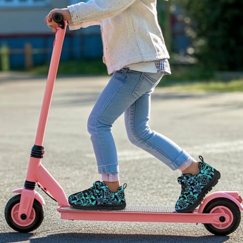 Girls Shoes Non Slip Lightweight Breathable Comfortable Sport Walking Athletic Running Tennis Sneakers (Little Kid) Turtle Pattern4