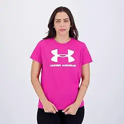 Camiseta Under Armour Live Sportstyle Feminina Lilás