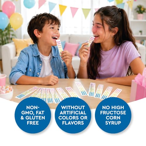 Candy Buttons Strips, Rainbow, Approximately 25 Strips, Fruit Flavor — view 6