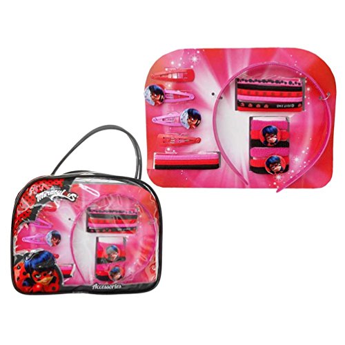 Preisvergleich Produktbild Disney Ladybug Tasche mit Frisierzubehör, 20-teilig, KE8387