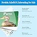 Hebayy 36 Pairs Animal Memory Card Game, 72 PCS Spanish Flashcards Matching Game, Homeschool Supplies Educational Toys Preschool Learning Activities for 4 5 6 Years Old (2” X 2”)