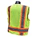 Radians SV6G2X Two Tone Surveyor Class 2 Safety Vest, 2X-Large, Green