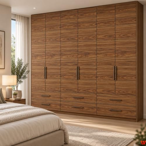 Image of WISDOM Wood Grain Self Adhesive Wallpaper for Furniture & Cabinets Brown Wooden Contact Paper Peel and Stick Thick Vinyl Wall Paper for Kitchen Cabinet, Wardrobe & Home Decor 12x78 in, Sprkl Wood