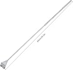 HOTOOLME Aquarium Scraper, 25.6" Stainless Steel Scraper Cleaning Razor with 10 Blades for Glass Aquarium Fish Tank | Glass Aquarium Cleaning,65cm Long Handle,Stainless Steel