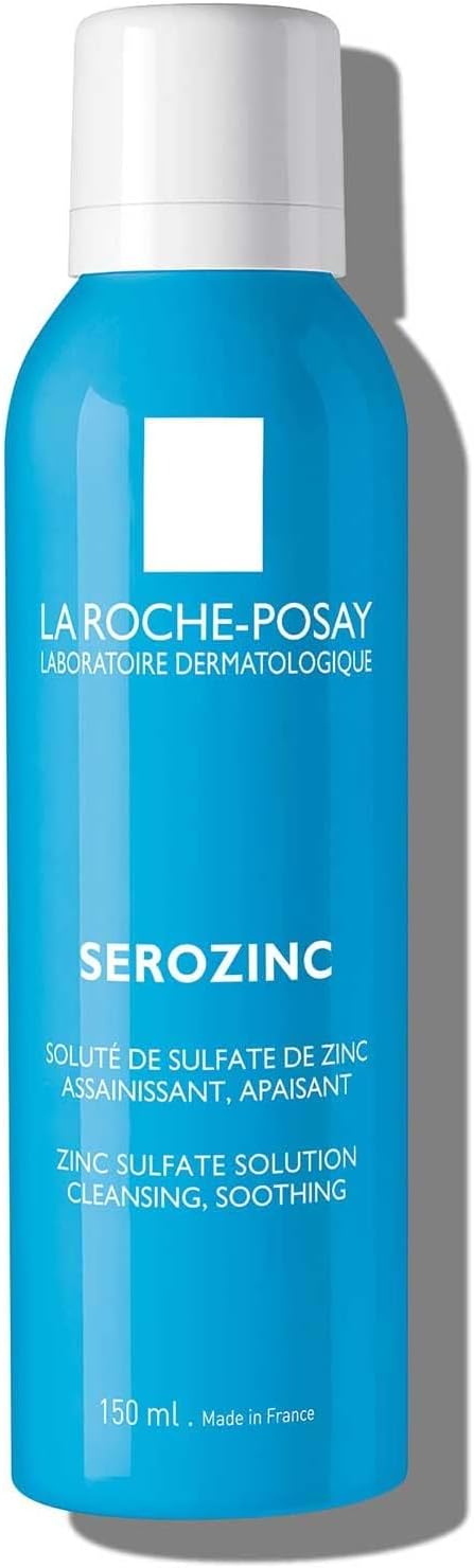 La Roche-Posay Serozinc Face Toner for Oily Skin with Zinc, Mattifying Face Spray and Acne Prone Skin Toner to Reduce Shine for Oil Control, Alcohol Free Face Mist, 5 Fl Oz (Pack of 1)