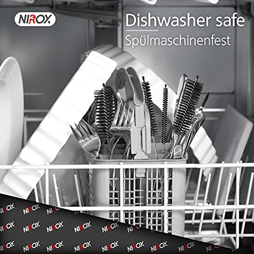 Nirox Nylon Reinigungsbürsten 13-teiliges Set - Milchschlauchbürsten spülmaschinenfest - Elastische Schlauchbürsten für… – Bild 5