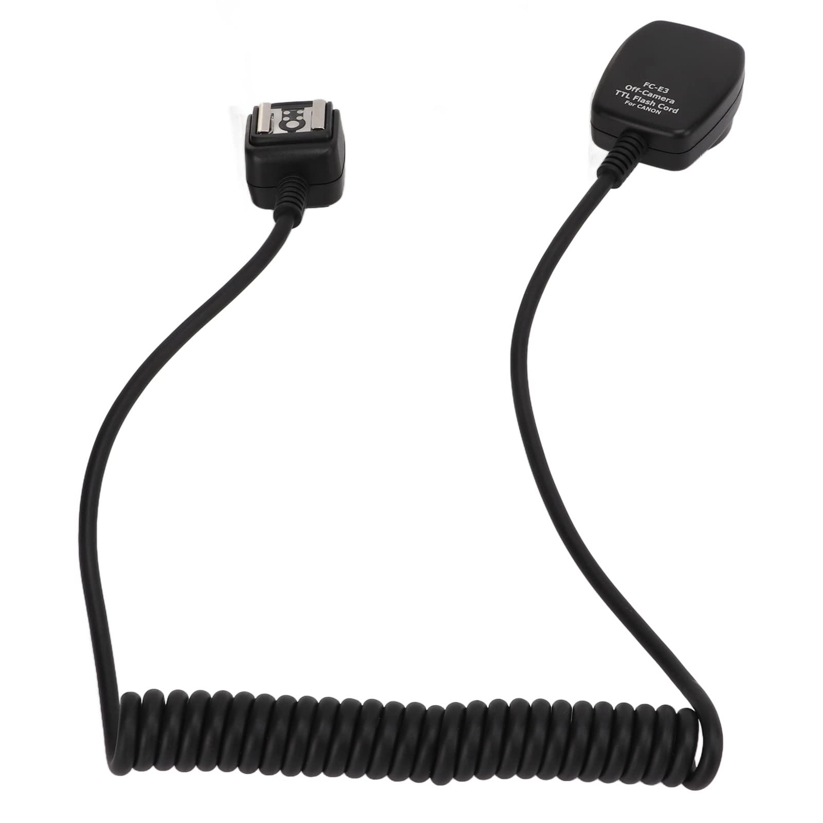 Hot Shoe Flash Extension Cord, 1. Lock Off Camera Speedlite Cord for Camera Top Flash