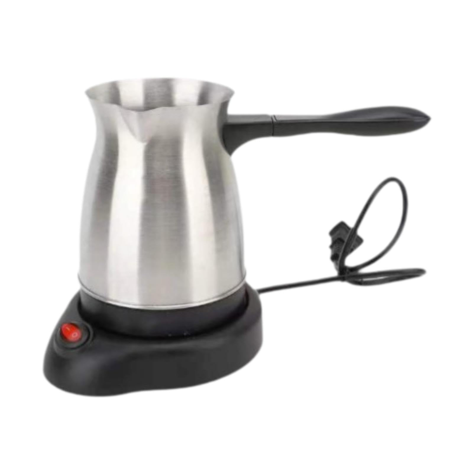 Electric Turkish Coffee Maker Fast Brewing Water Kettle | Electric Turkish Coffee Maker Fast Brewing Water Kettle for Cafe Kitchen Bar Stainless Steel 600Ml 12Cm/4.72Inch-image-28