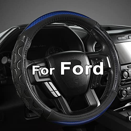 GIANT-PANDA-Car-Steering-Wheel-Cover-for-Ford-F150-F250-F350-Expedition-155-16-inches-Blue