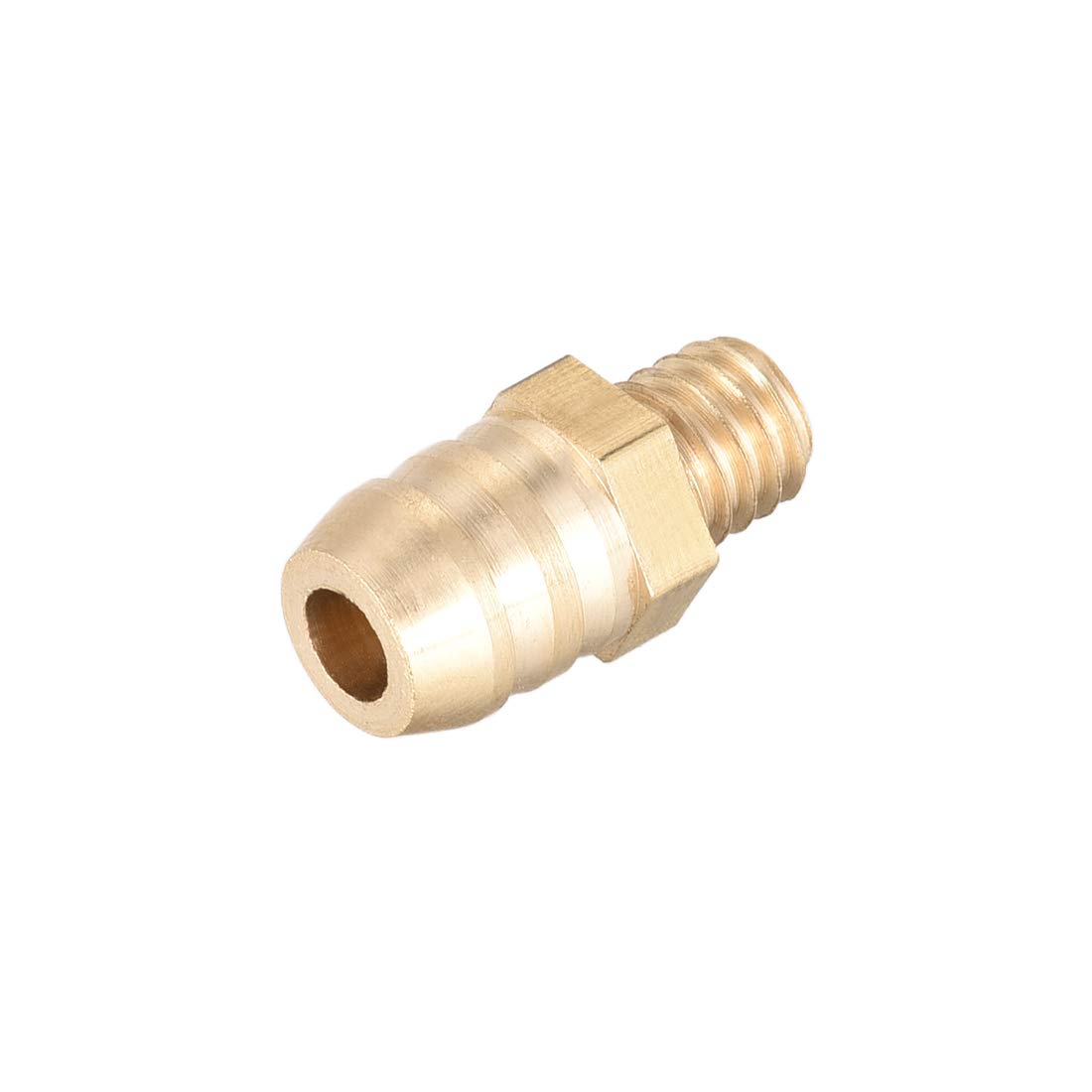 4 Raccordi In Ottone Metrici M8-1 Maschio Per Tubo ID 6mm - Uxcell