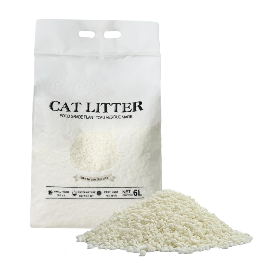 Cassava Cat Litter – Ultra Clumping Cassava Litter – Natural, Dust Free, Strong Odour Control, Unscented Plant Based Cat Litter – 2kg Bag (1 Bag (2kg))