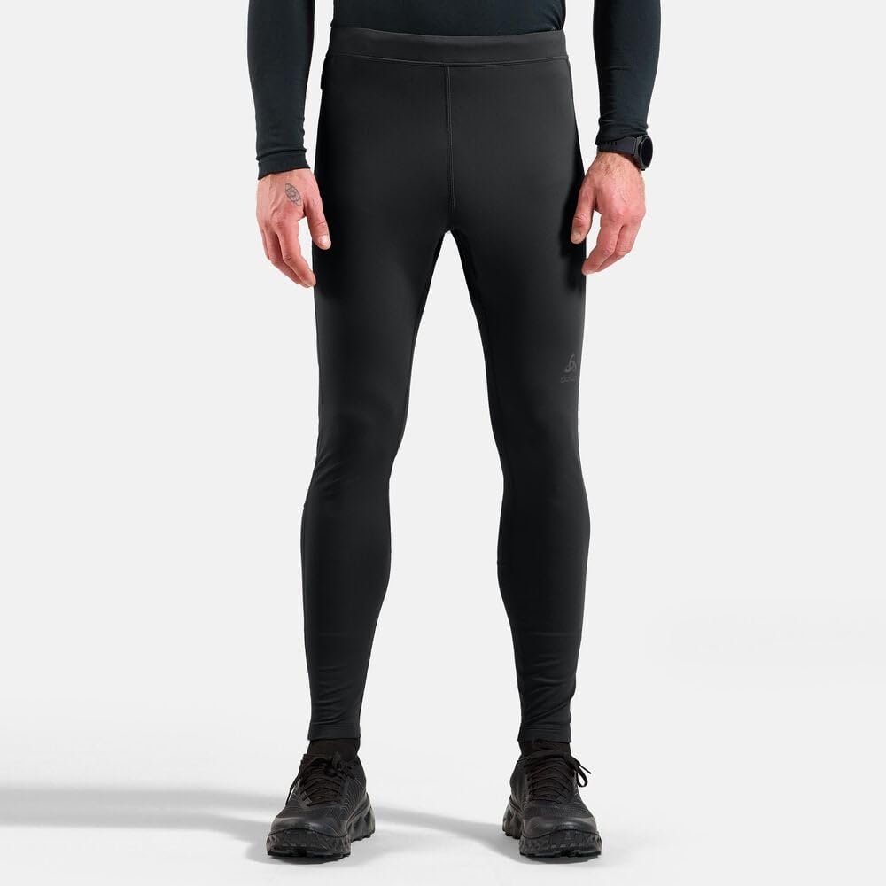 Odlo Laufhose Herren Lang Essential Warm I Sporthose Winter I Lauftights