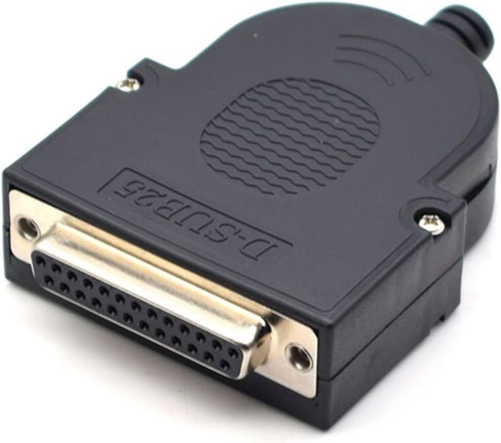 DB25 Welding Free Male Head 1Pcs and Female Head 1pcs 25PIN Adapter Board Terminal Serial Port(Female Connector)