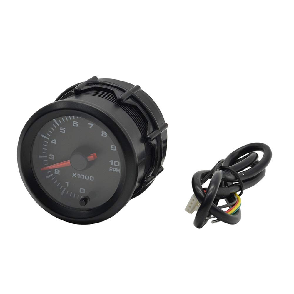 ETOPARS 52mm Automotor Kfz 2" Zeiger Tachoanzeige Messgerät Kit Geschwindigkeitsmesser RPM 7 Farbe Lichtanzeige Zeigeranzeige