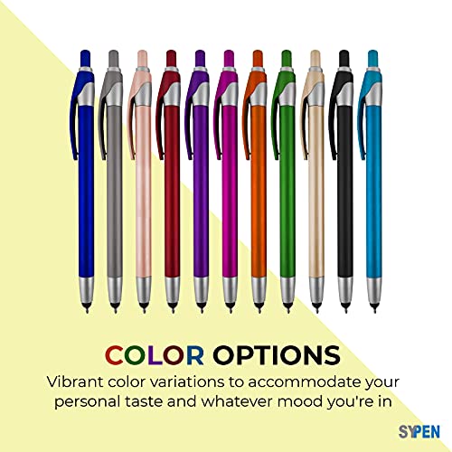 Personalized With Your Custom Logo Or Text Pens-Pack Of 300- For Marketing, Parties, And Events, 2 In 1 Capacitive Stylus & Ballpoint Pen Compatible With Touchscreen Devices, Black Ink, Black Pens #TOP4