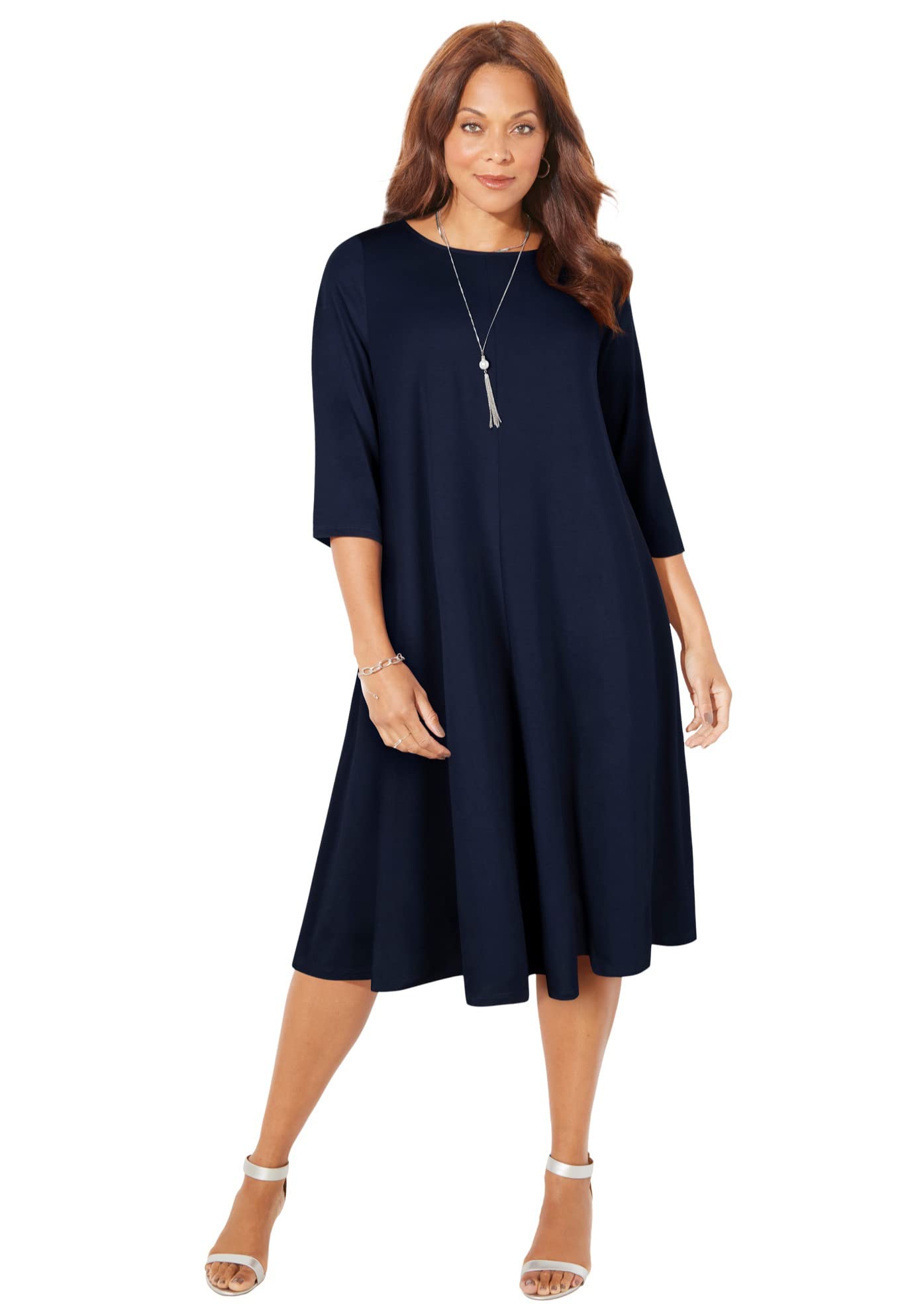 Catherines Women's Plus Size Strawbridge Fit & Flare Dress