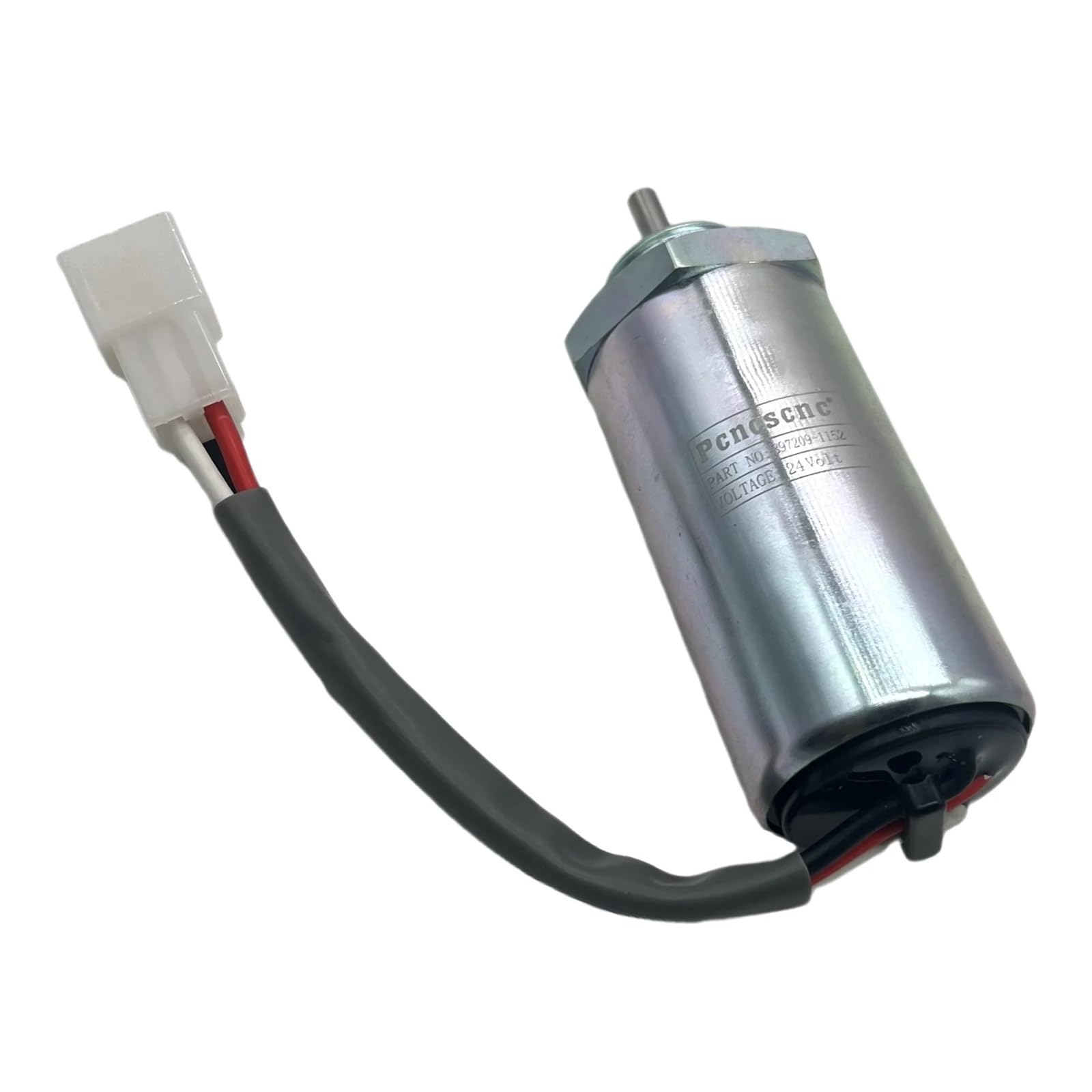 Solenoide de corte de combustible Solenoide de parada de combustible 897209-1152 (8972091152) para motores Hitachi 4LE1, 4LE2, EX55, 897329-5680, 8973295680
