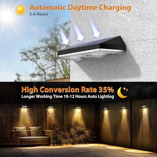 Image of Solar Fence Lights,8 Colors Modes Bright Lens LED Dusk to Dawn Deck Light Outdoor Waterproof, Solar Outdoor Lights for Backyard /Railing /Wall /Step /Patio /Pool (16Pack)