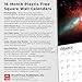 Astronomy | 2026 12 x 24 Inch (Hanging) Monthly Square Wall Calendar | Foil Stamped Cover | Plastic-Free | BrownTrout | Universe Space Nasa Hubble Telescope