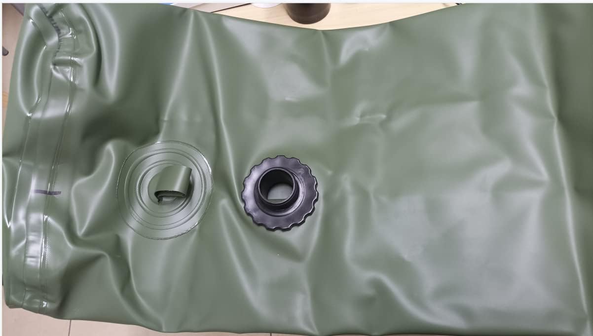 WANLIAN Outdoor Supplies Large Capacity Soft Gasoline Container Bag, Portable Oil Drum Fuel Tank Gasoline Tank, Folding Oil Bag Gasoline Container for Motorcycle Car,for Liquid Storage（29 Gal