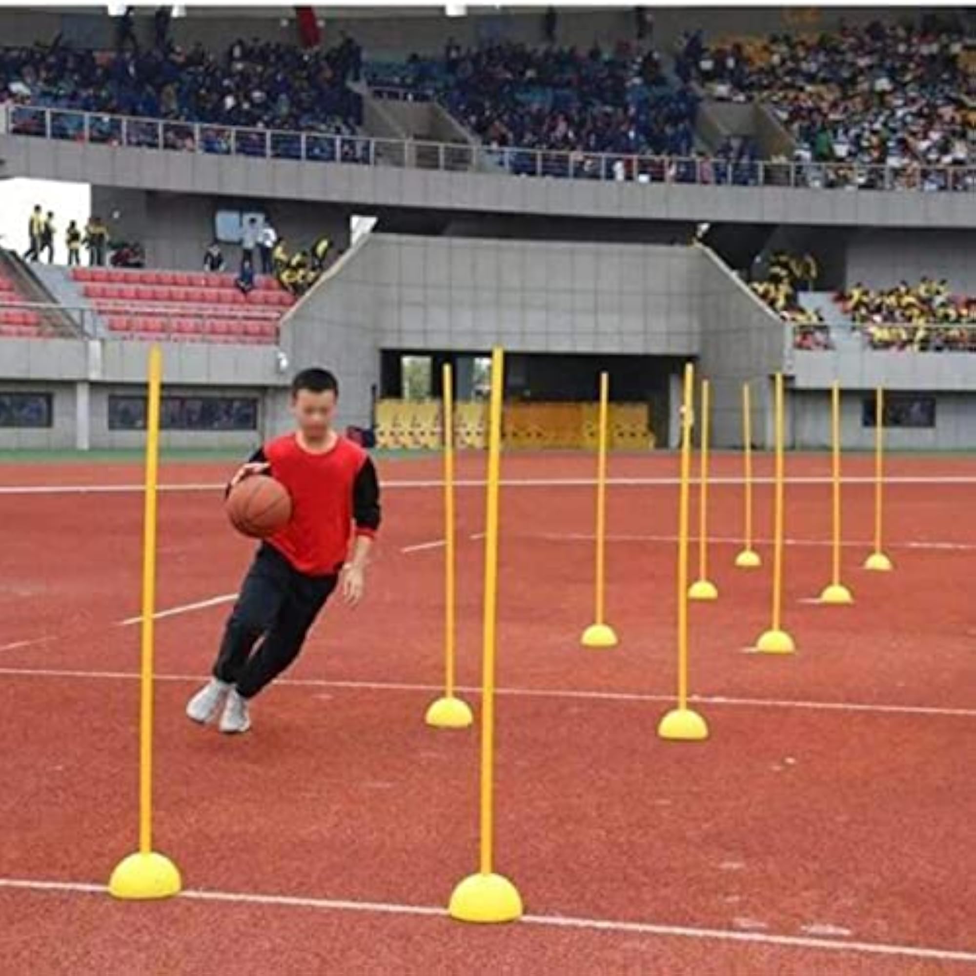 Football Door Pole Training Tool, Obstacle Marker Rod Base