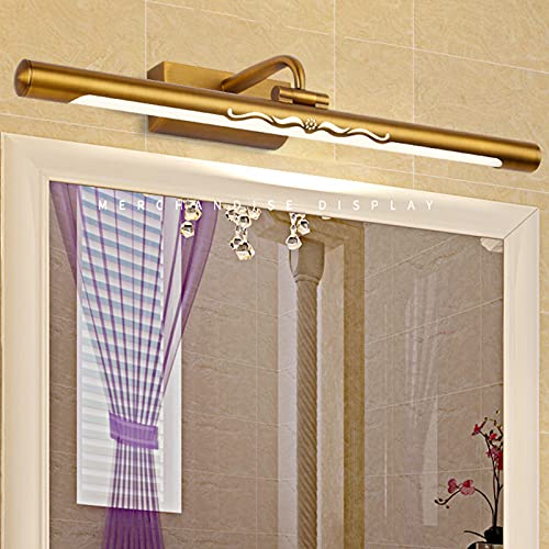 Éclairage de vanité doré pour sublimer votre coiffeuse et miroir de bain