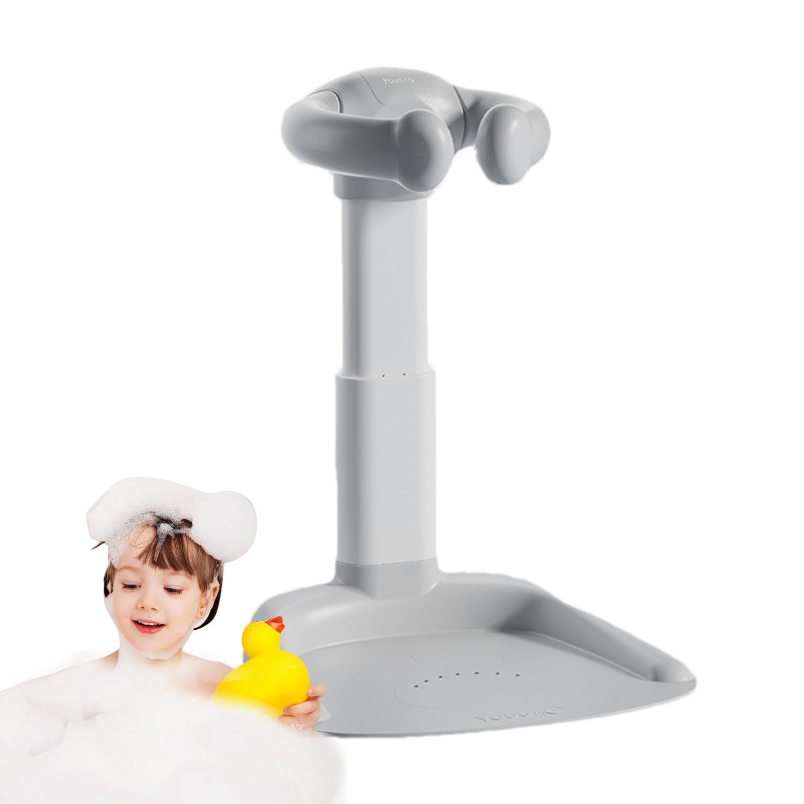 Babybad Staande Douche, Staand Baby Douche Stand Bad Ondersteuning - Draagbare Bad Helper Badstoel Stoel Handvat Stevig voor Badkamer Moeder