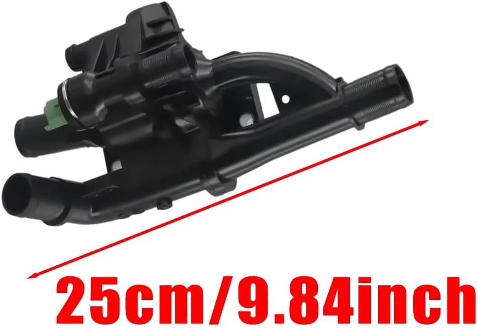 Thermostat Engine Coolant Replacement, Car Engine Thermostats, for Citroen, for Berlingo C2 C3 C4 C5 1675627 9M5Q8A586BA 9670253780, Car Engine Coolant Thermostat Housing