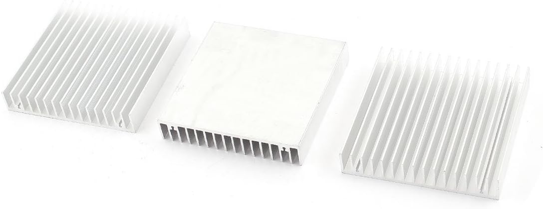 3 Pcs Silver Tone Aluminium Radiator Heatsink Heat Sink 100x100x18mm (id: c2d ffd f3a 913 00e