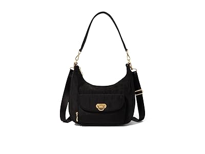 Baggallini Coastal Flip Lock Half Moon Bag Cross Body Women