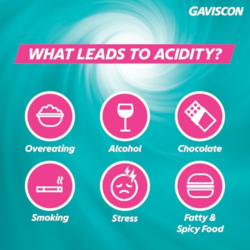 Image of Gaviscon Peppermint Liquid Antacid 150 ml | Quick and Lasting Relief from Acidity, Gas, Bloating, Heartburn and Indigestion | World's No. 1 Antacid Brand