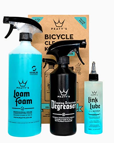 Paquete de inicio de limpieza para bicicletas Peaty's Clean, Degrease & Lube Cover