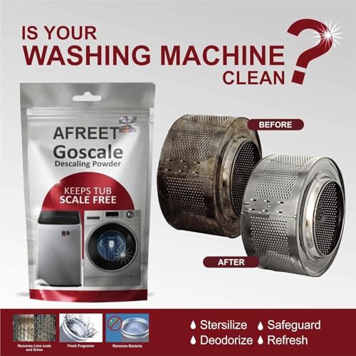 Image of Lg drum cleaner desclaler powder for top load and front load washing machine (3, PACK OF 3)