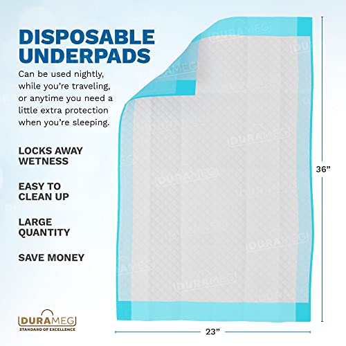 Chucks Pads Disposable [150Pads] Underpads 23” X 36” Incontinence Chux