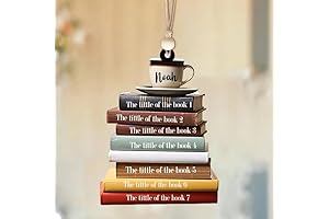 Personalized Book Christmas Tree Decoration
