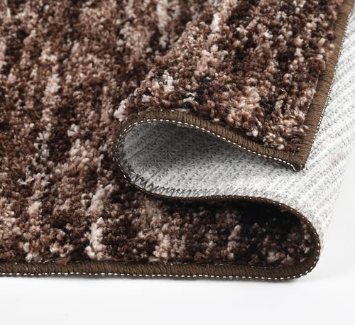 Image of Bathroom Mat Anti Slip Bathmat Water soak Absorbent Mats (40x60 CM, Brown)