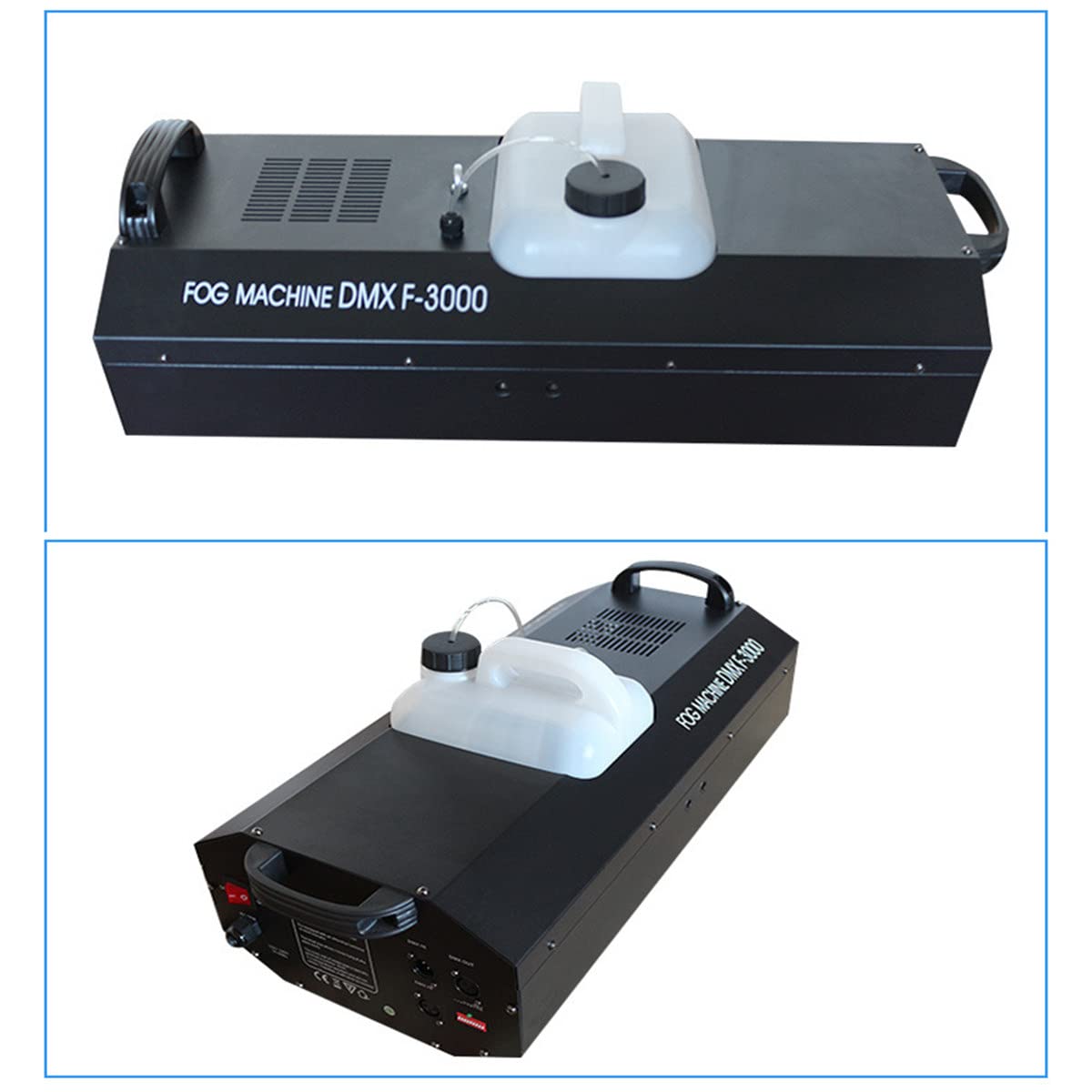 LEFEDA Macchina del Fumo Bassa 3000W DMX 3 in1 Macchina del Fumo per Effetti scenici Temperatura costante con Telecomando Wireless per spettacoli da Bar atmosferici Atmosferici