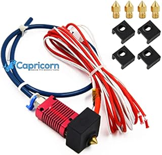 Creality Ender 3 /Pro/V2 3D Printer Assembled Extruder MK8 HotEnd Kit 24V with 0.4mm Nozzle Upgrade with Low Friction Creality-Capricorn Tubing