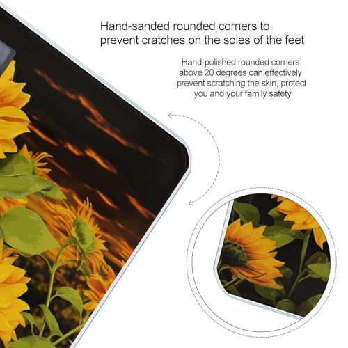 Báscula digital Sun Flower con vidrio templado y medidor miniatura 4