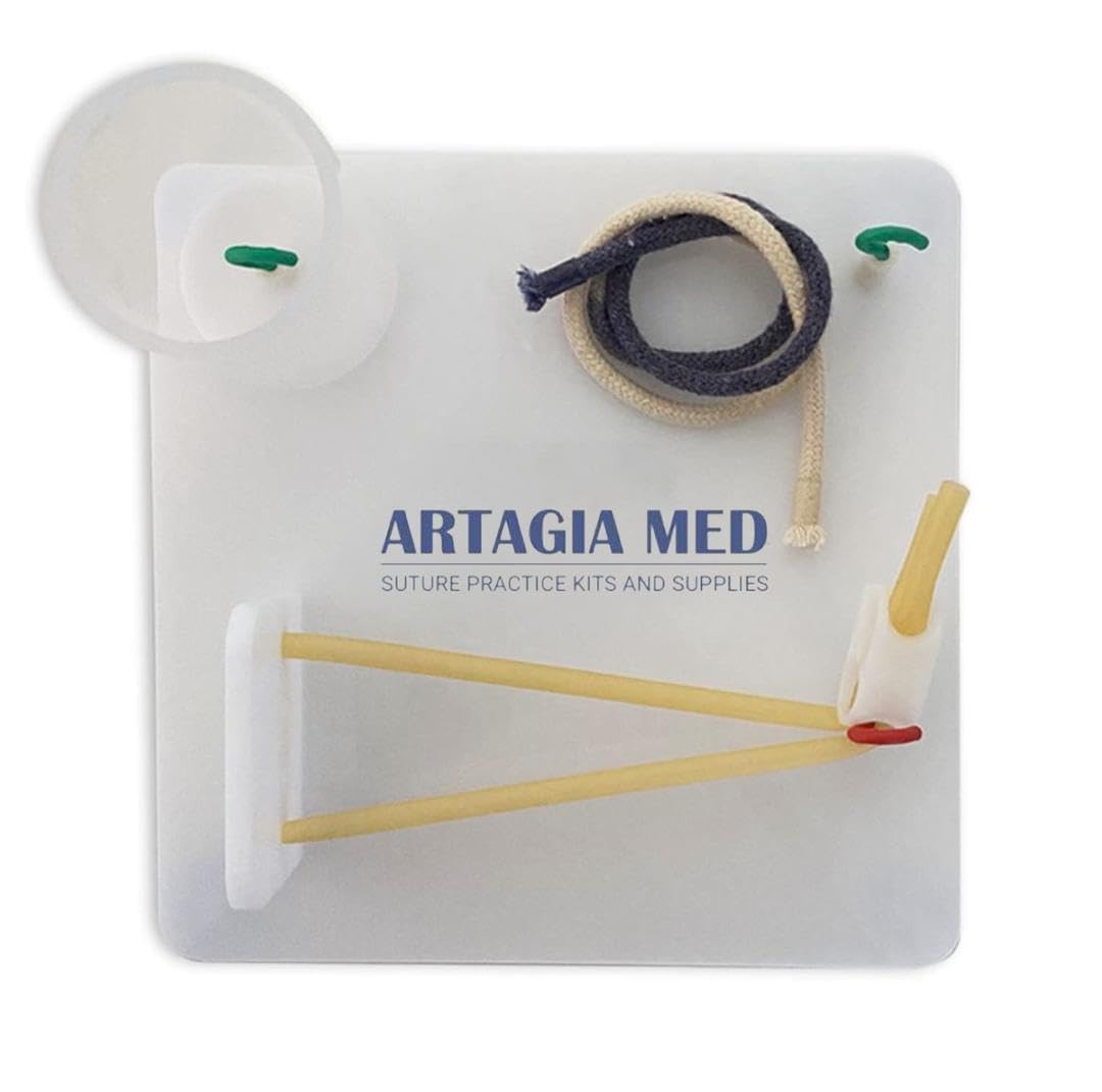 Product image of Premium Surgical Knot Tying Board Kit – Comprehensive Medical Training Set with Durable Rope, Knot Trainer, and Quick Tie Tool – Ideal for Students & Professionals