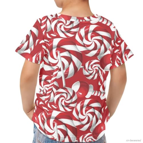 Image of Renewold Kids Novelty T-Shirt for Girls Boys Short Sleeve Crewneck Summer Tee Soft Breathable Graphic Shirt for Age 2-16