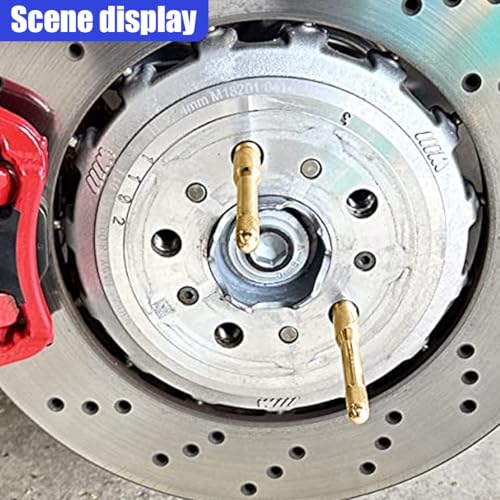 Image of ZIMISI M12X1.5 Car Wheel Alignment Pin, Stainless Steel Wheel Alignment Tool, Tire Mounting Tools, Wheel Hanger Balancing and Guide Tool, Car Tire Rim Stud Pilot Pin for Most Cars (Gold)