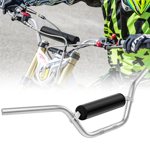 Image of 7 /8 inch 22mm Dirt Bike Handlebars with Foam Pad Atv Motorcycle Handlebars for Motocross Atv Dirt Bike Ebike(Silver)