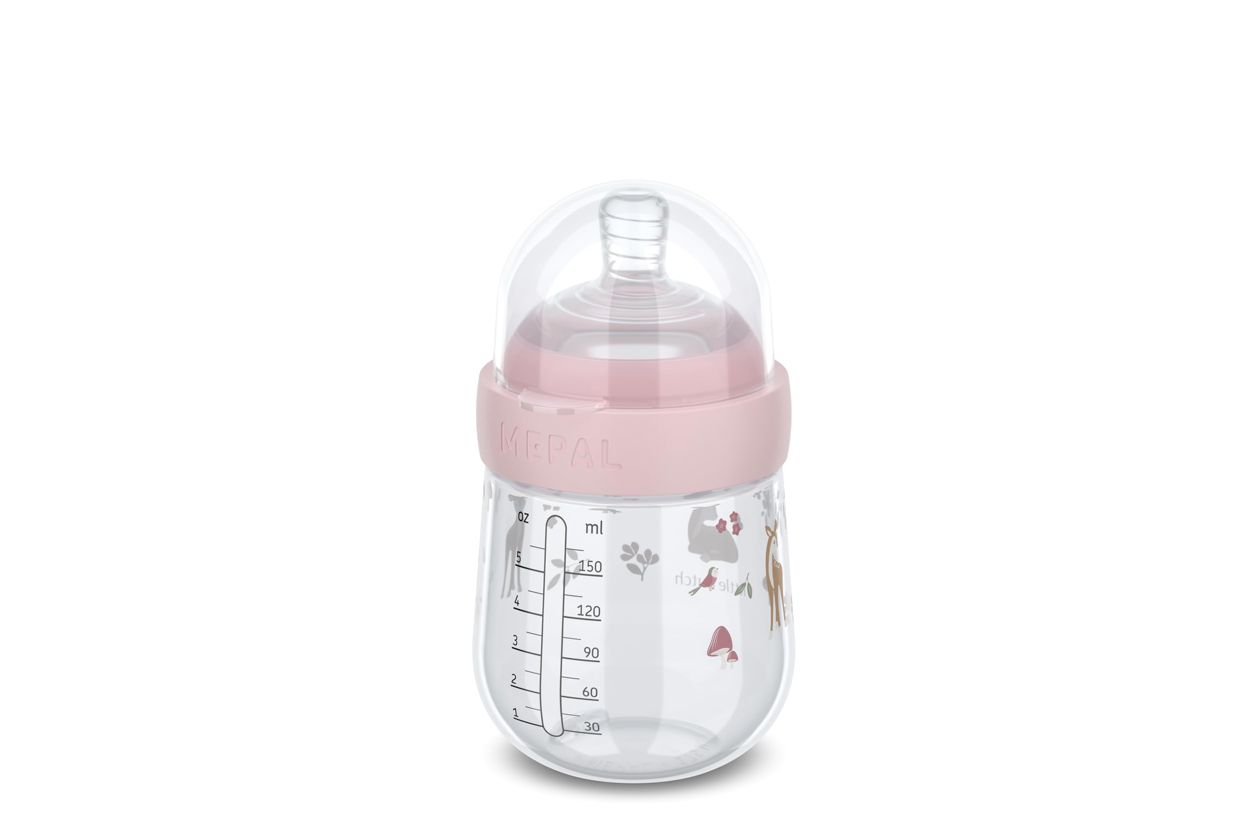 Biberon Mepal Mio Little Dutch 240ml - Anti-Colique Silicone Médical Fairy Garden