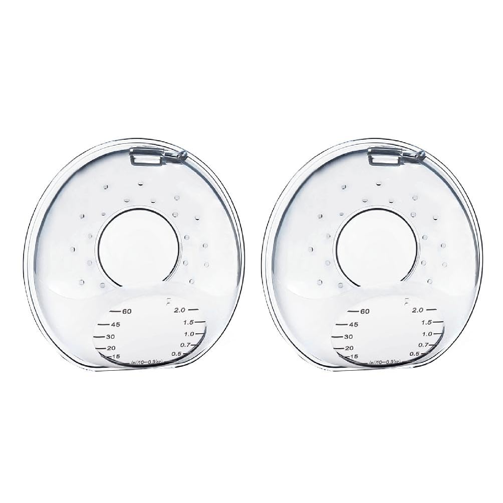 2 Pieces Milk Saver Reusable Breast Shells Milk Catcher Wearable Nursing Cup Breastmilk Saver For Collecting Breast Milk 2 Pcs Silicone Breastmilk Collecter Breast Shells Nursing Cups For Nursing Moms