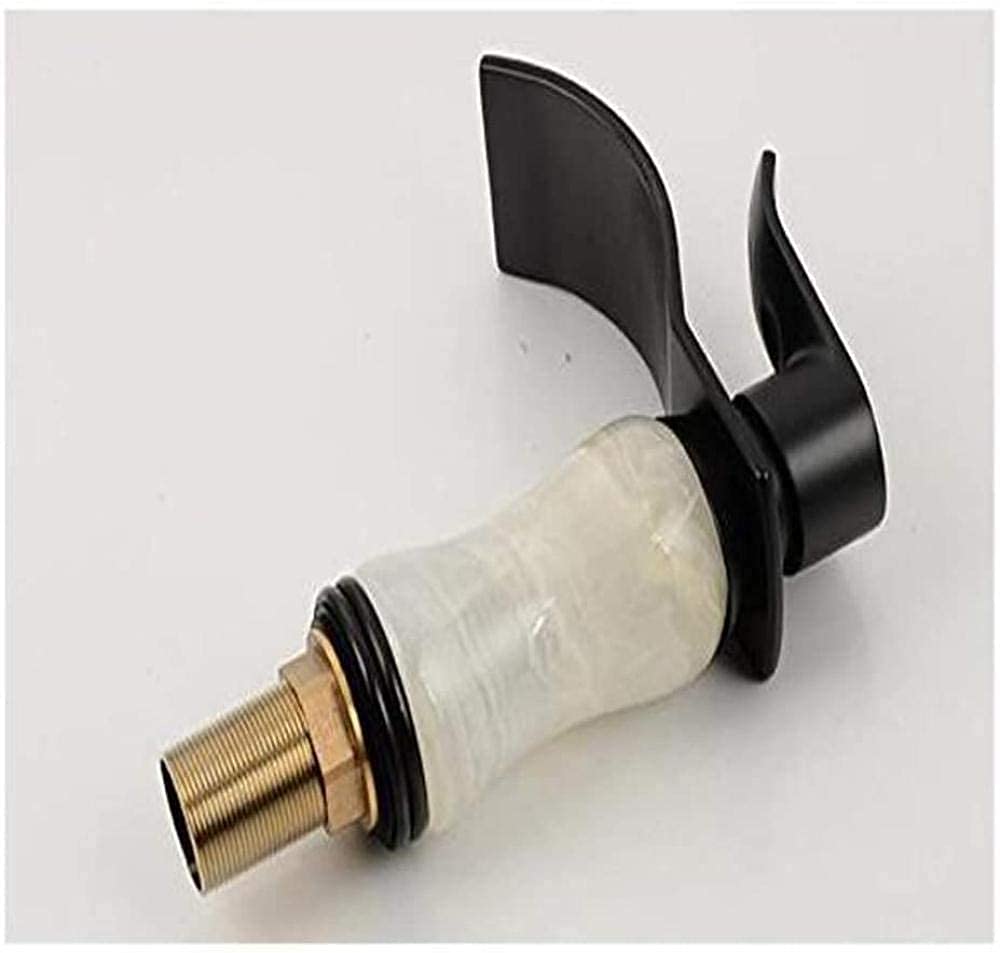 Grifo de Agua Cromo Fregadero de Cocina Tapbathroom Faucet Lavabo Fregadero Tapón Antiguo Latón Negro Cascada Grifo Mezclador Grifo Vintage Grifo de Agua
