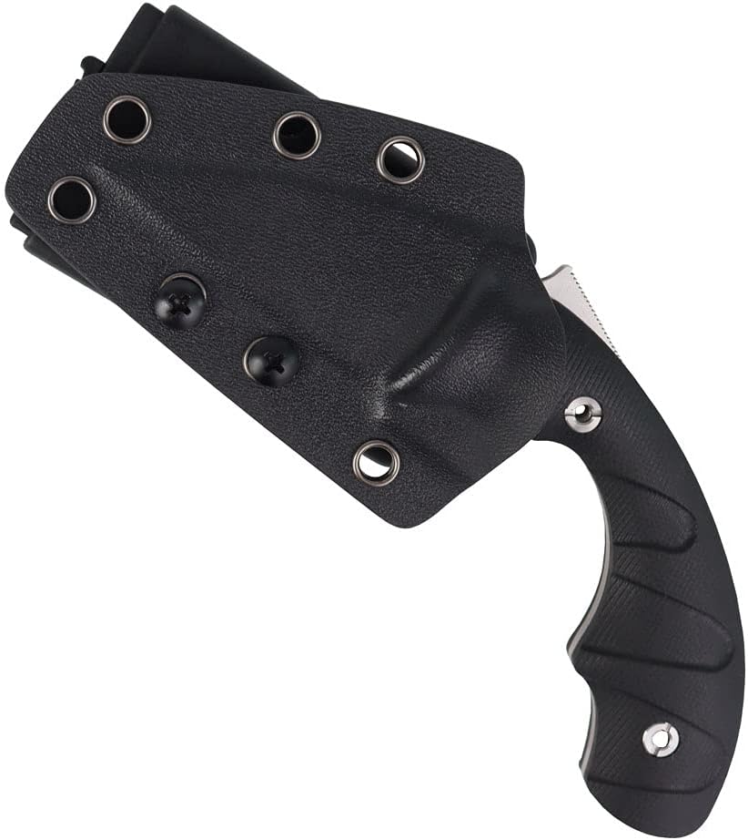 Masalong kni200 Fixed Blade Knives D2 Steel G10 Handle Outdoor Survival Claw Knife,Camping EDC Tools, Kydex Sheaths