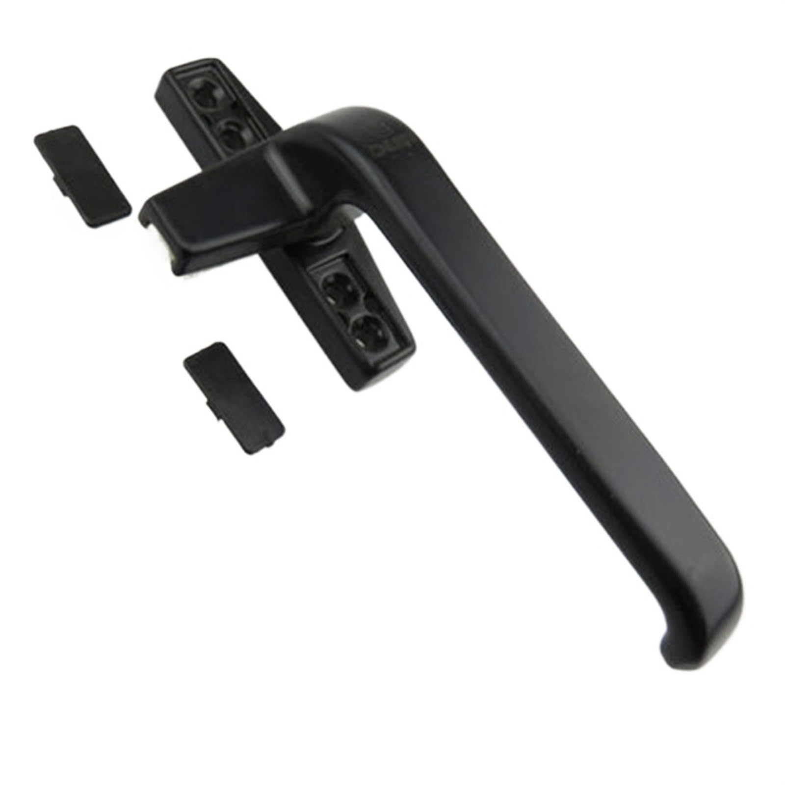 Fermi per finestre, Universal Straight Plastic Steel Window Handle with Lock for Aluminum Double Glazing