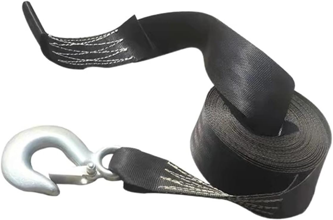 Boat Trailer Winch Polyester Strap for Boat Trailer Winch 8/10/12m Polyester Strap for Yacht Motorcycle Hoist Trailer Strap Durable and Sturdy (Color : 10 Meters, Size : 50mm)