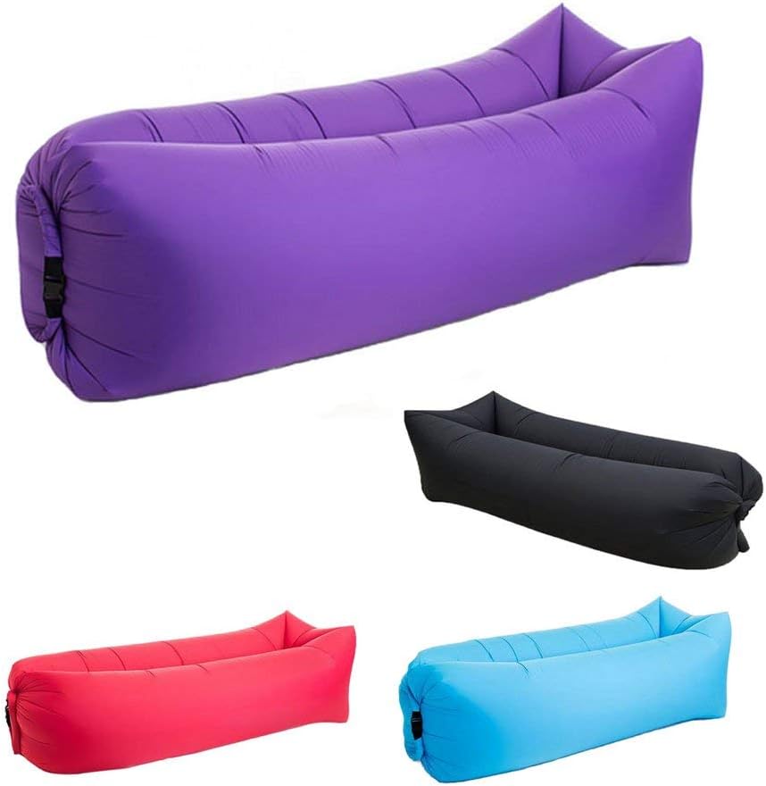 Bry Inflatable Lounger Air Chair Sofa Bed Sleeping Bag Couch for Beach Camping Lake Garden